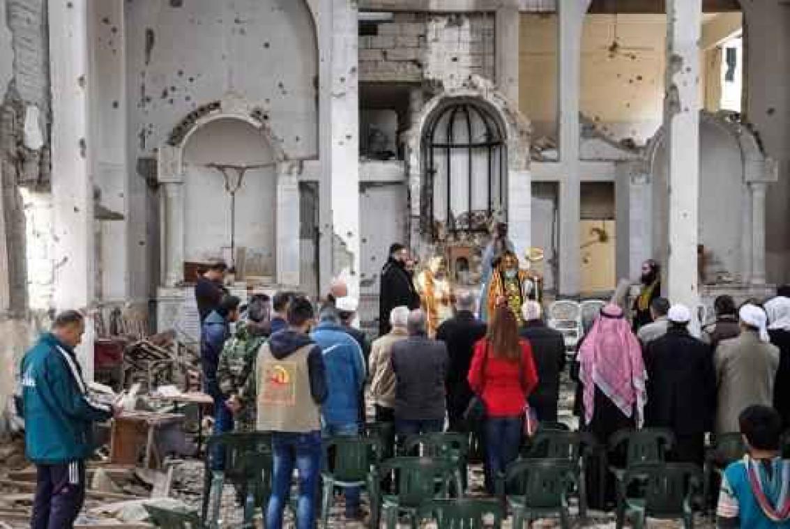 Geweld Syrië - Voor het eerst in zes jaar orthodoxe misviering in Deir ez-Zor