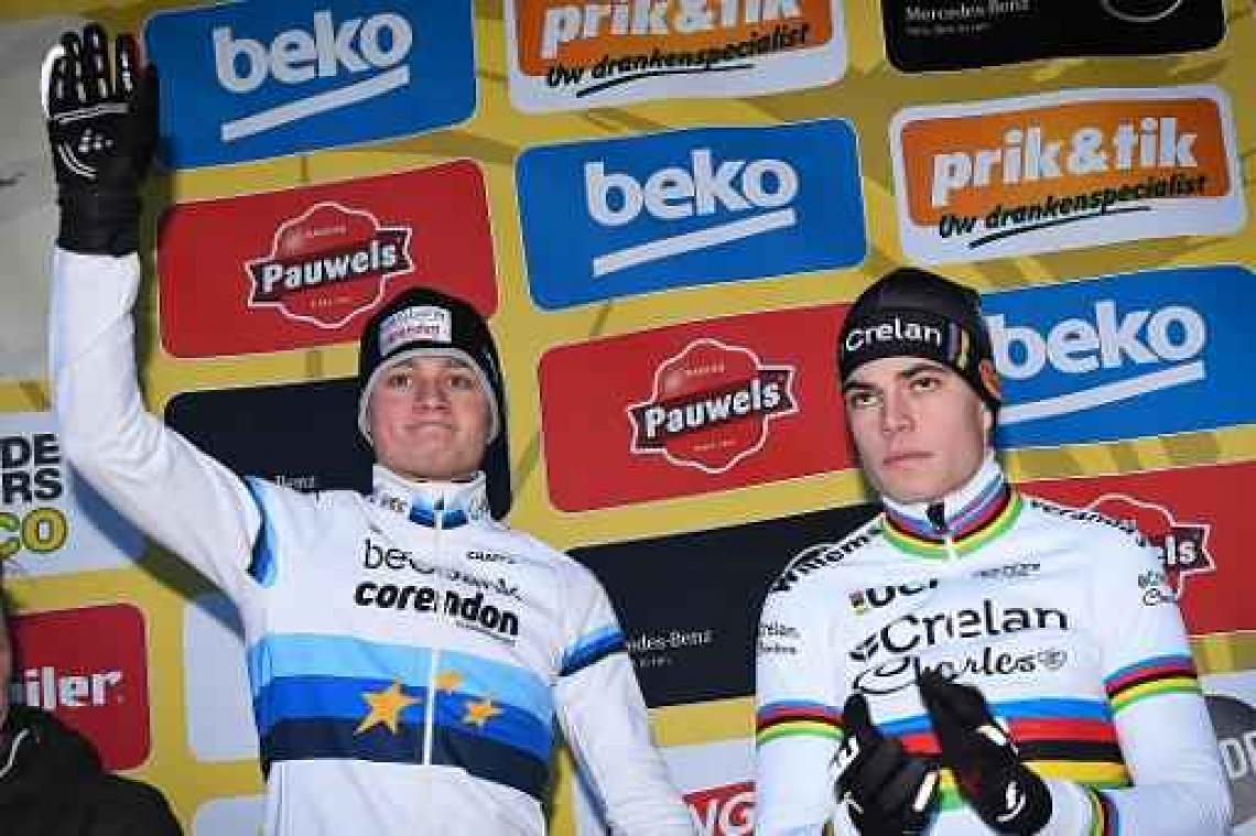 WK veldrijden - Valkenburg maakt zich op voor titanenduel tussen Wout van Aert en Mathieu van der Poel