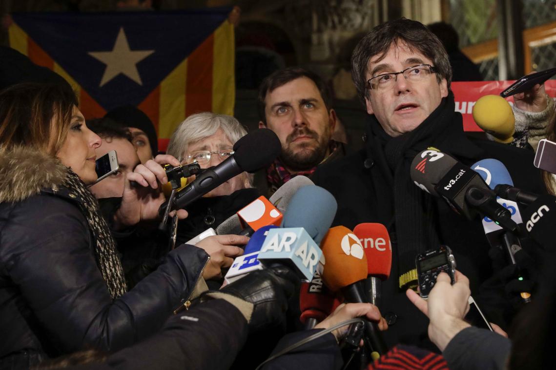 Puigdemont wil eed afleggen in België