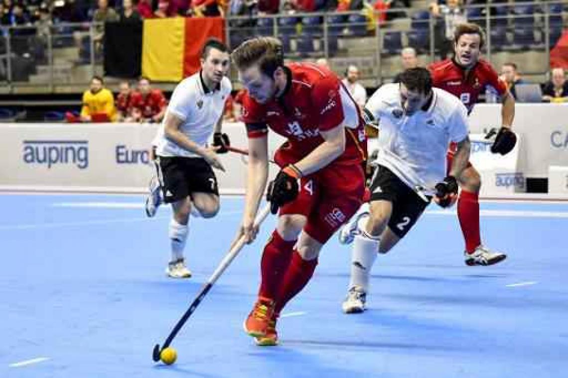 WK hockey indoor (M) - België begint WK met nederlaag tegen Oostenrijk