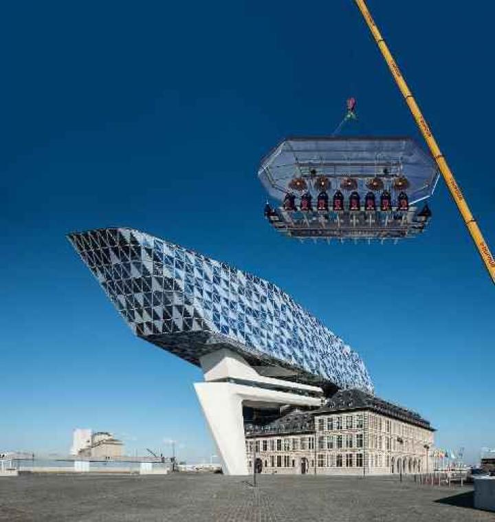 "Dinner in the sky" vindt eind mei plaats in Waterloo