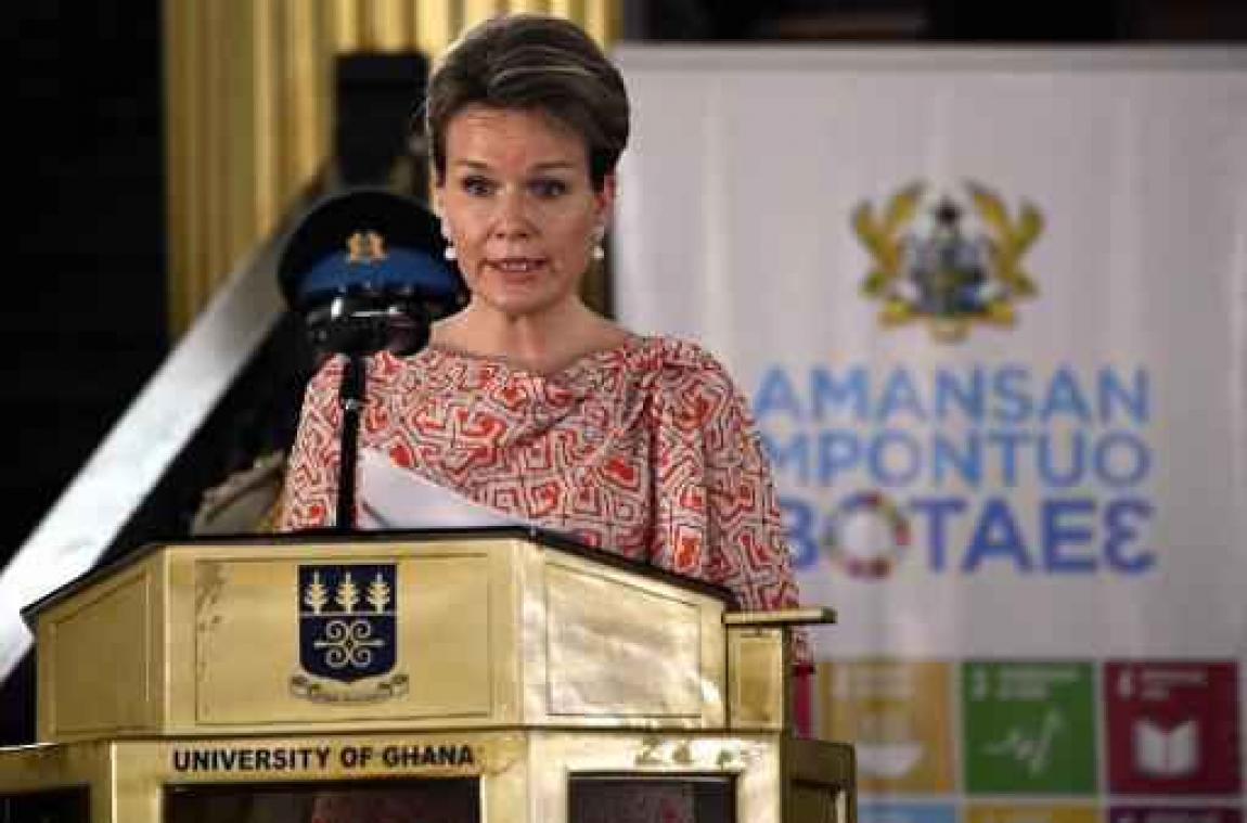 Koningin Mathilde kijkt met gevoel van nederigheid en hoop terug naar bezoek aan Ghana