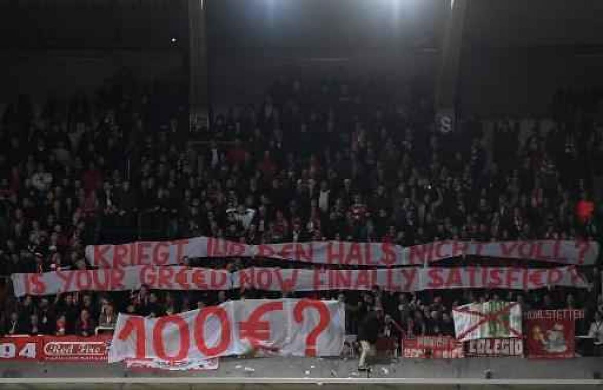 Champions League - UEFA beslist dat Anderlecht tickets van Bayern-supporters gedeeltelijk moet terugbetalen
