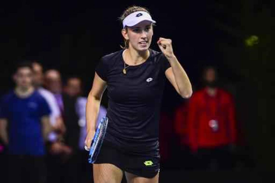 Elise Mertens zet scheve situatie recht tegen Hongaarse Timea Babos