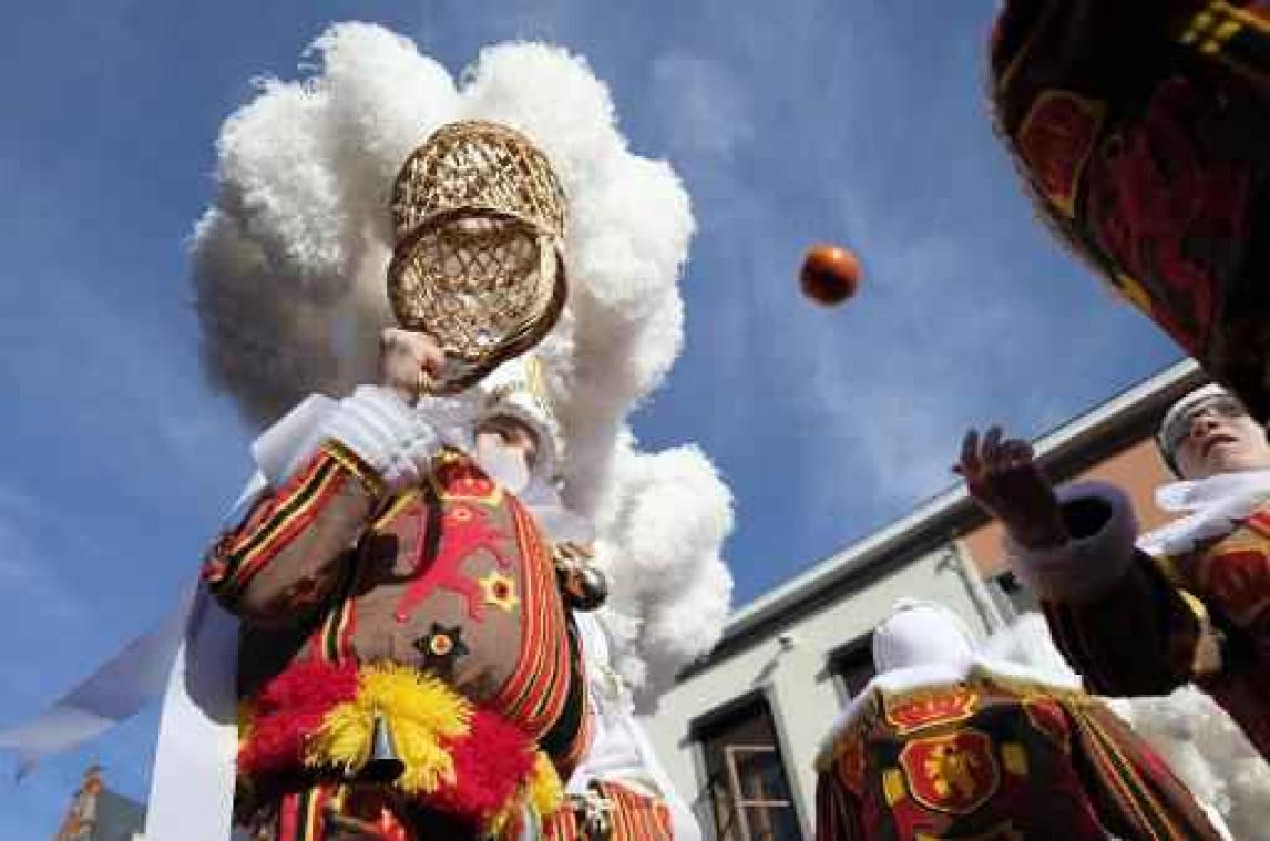 Veel sfeer op carnaval van Binche