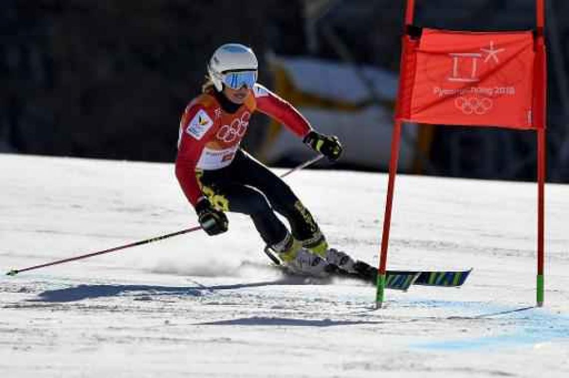 OS 2018 - "Ben niet tevreden", zegt Kim Vanreusel na eerste run van reuzenslalom