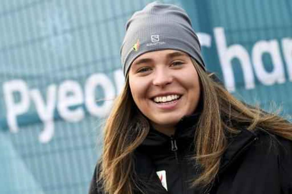 OS 2018 - Kim Vanreusel 41e na eerste run in reuzenslalom, Italiaanse Moelgg aan de leiding