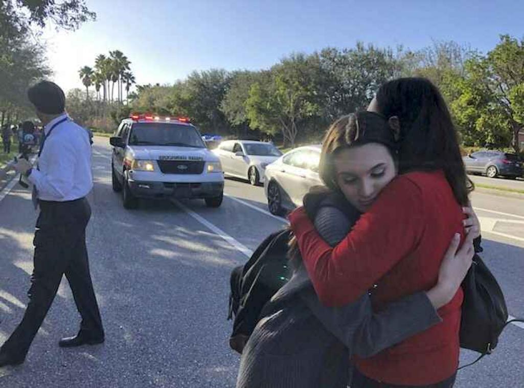 Zeventien doden bij schietpartij op school in Florida