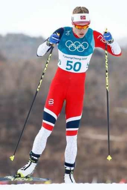 Noorse langlaufster Haga verovert goud op de 10 km vrije stijl