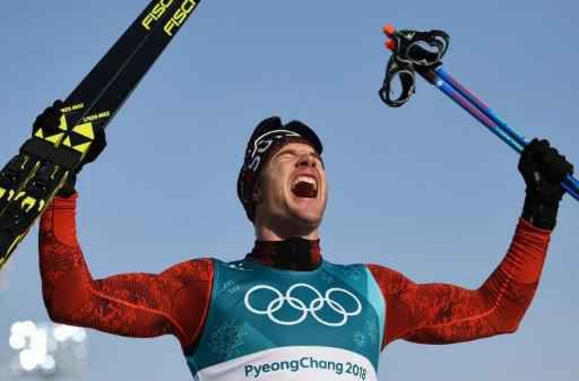 Zwitser Cologna wint 15 km vrije stijl langlaufen