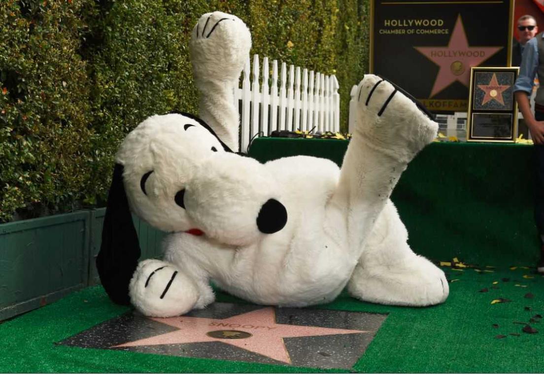 Snoopy krijgt eigen ster in Hollywood