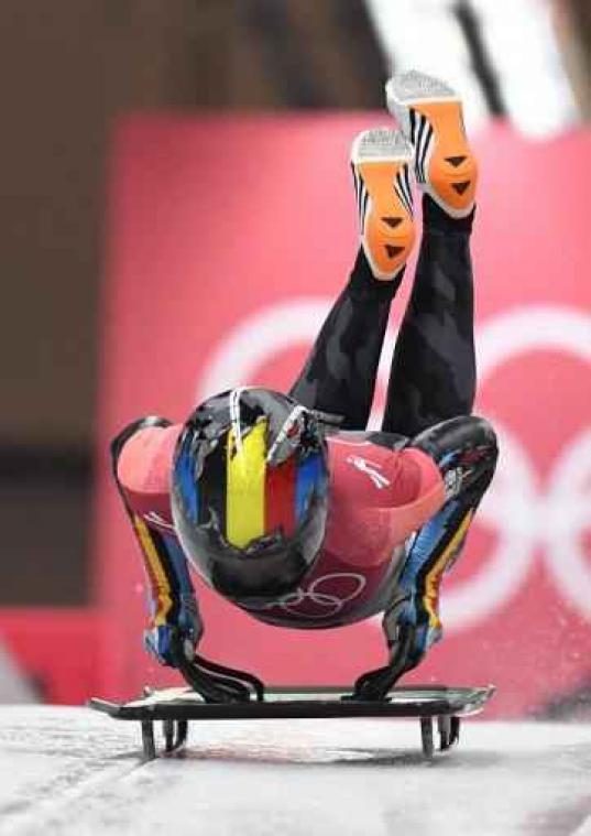 OS 2018 - Kim Meylemans staat na twee skeletonruns op de veertiende plaats