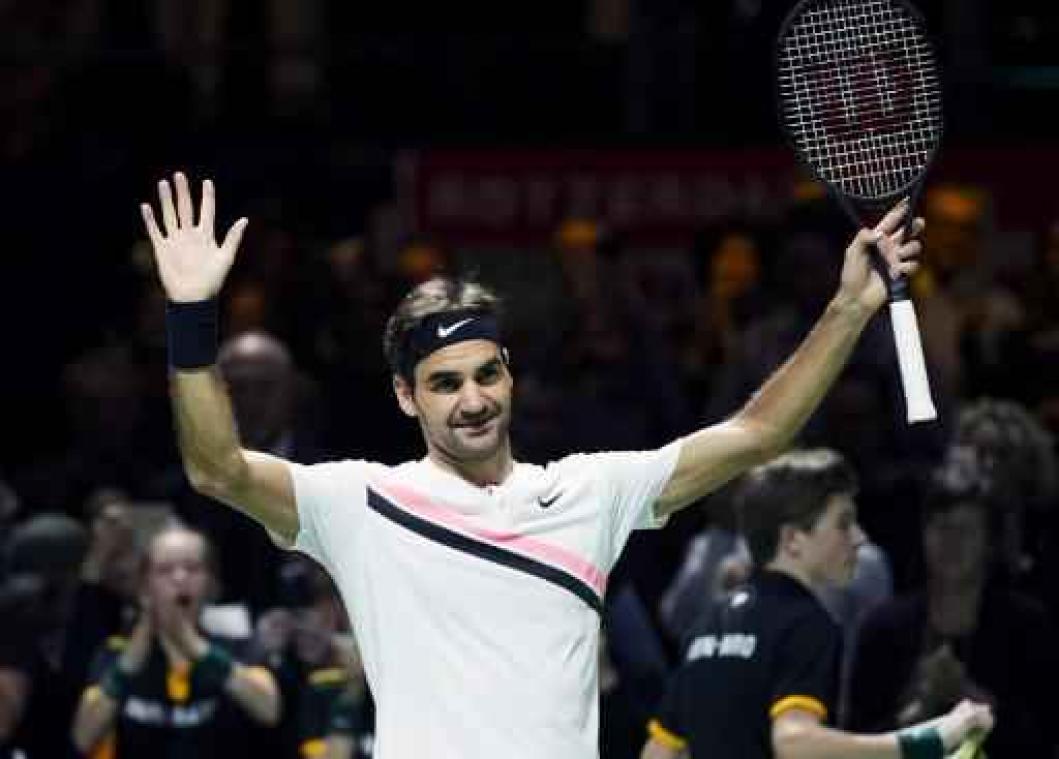 ATP Rotterdam - Roger Federer wordt oudste nummer één in tennisgeschiedenis
