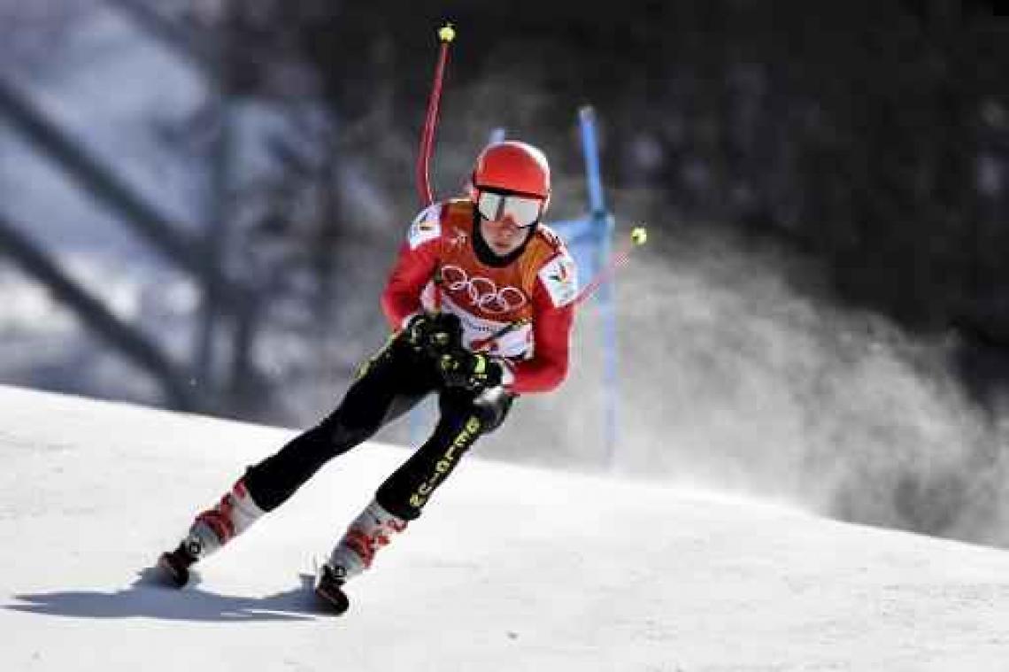 OS 2018 - "Tevreden maar ik mis nog kracht", zegt Sam Maes na openingsrun in reuzenslalom