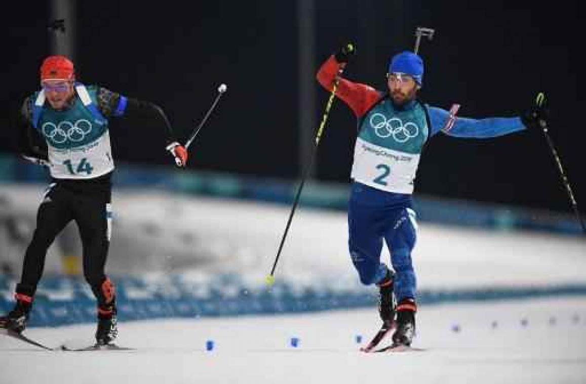 Fransman Fourcade kaapt goud weg in massastart biatlon