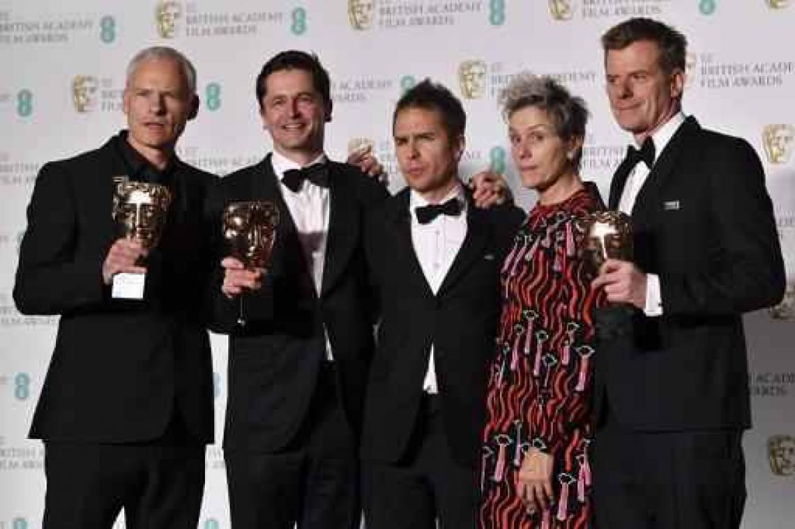 Uitreiking Bafta's - "Three Billboards Outside Ebbing, Missouri" wint Bafta voor beste film