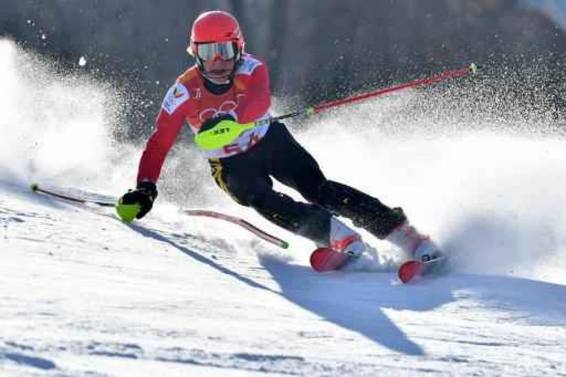 OS 2018 - Sam Maes 37e na eerste run slalom, Kai Alaerts uitgeschakeld