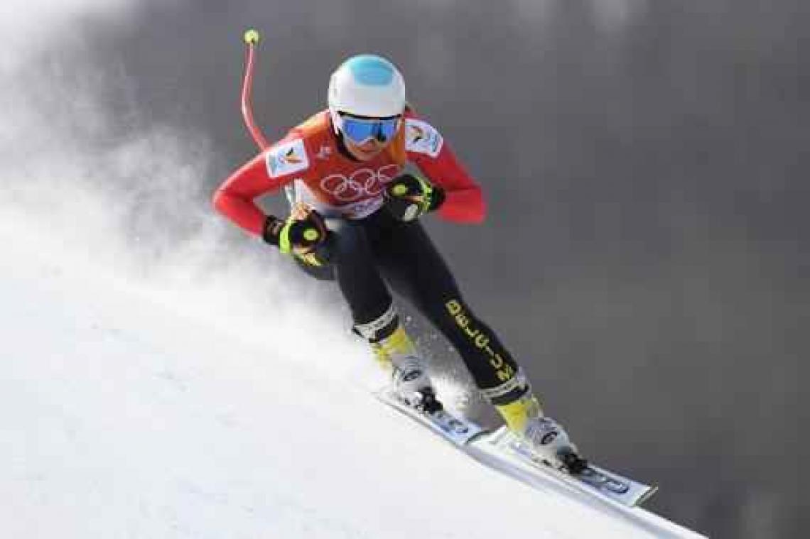 OS 2018 - Kim Vanreusel crasht in afdaling combiné