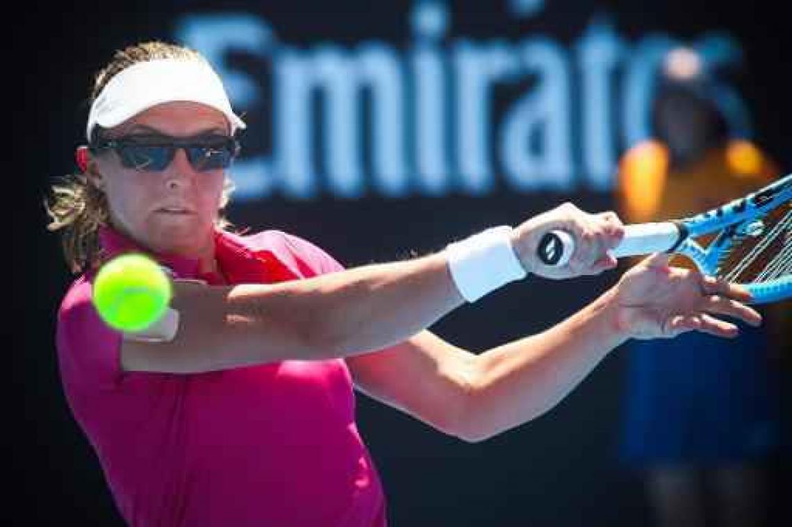 WTA Boedapest - Kirsten Flipkens niet opgewassen tegen eerste reekshoofd Cibulkova
