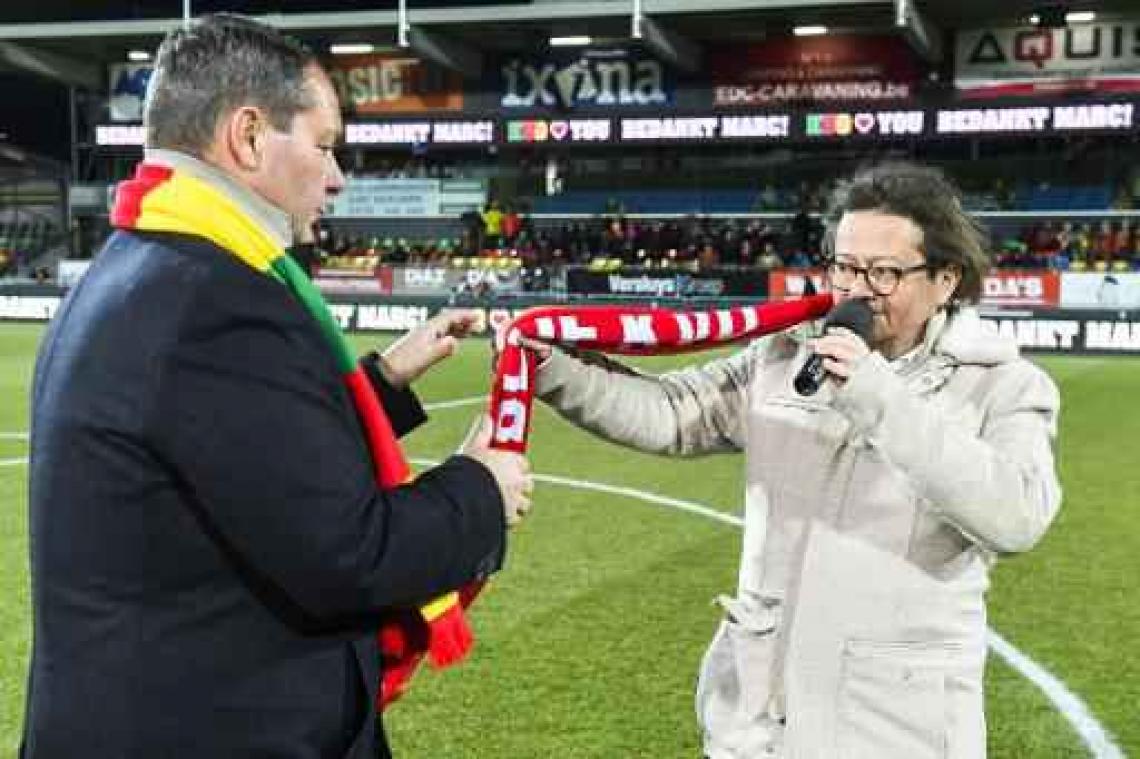 Marc Coucke wuift KV Oostende uit op Twitter