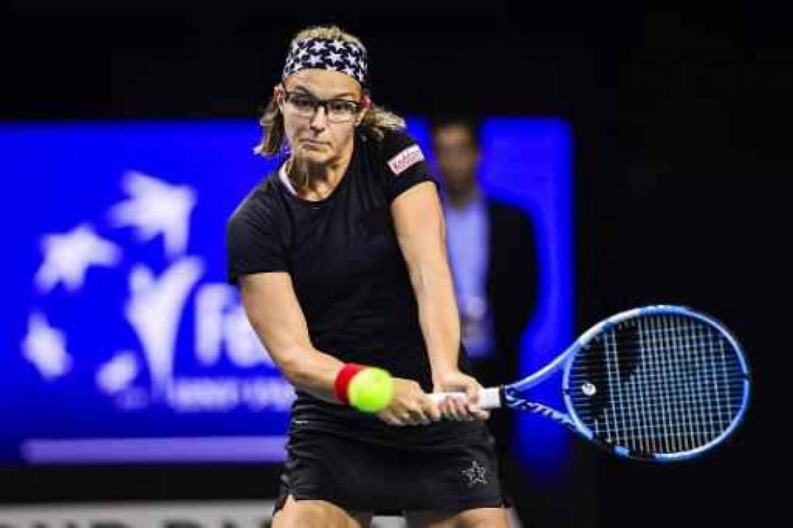 Kirsten Flipkens grijpt naast derde WTA-dubbelzege op WTA Boedapest