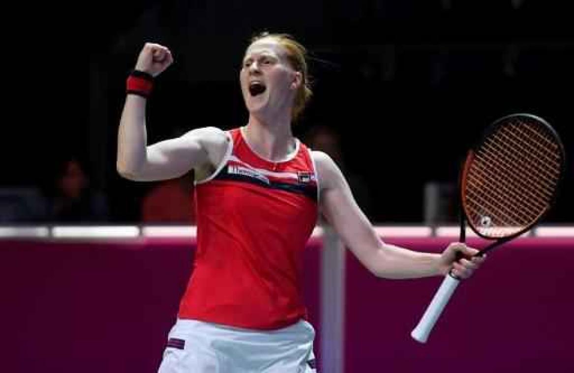 WTA Boedapest - Alison Van Uytvanck knokt zich voorbij topreekshoofd naar derde toernooizege