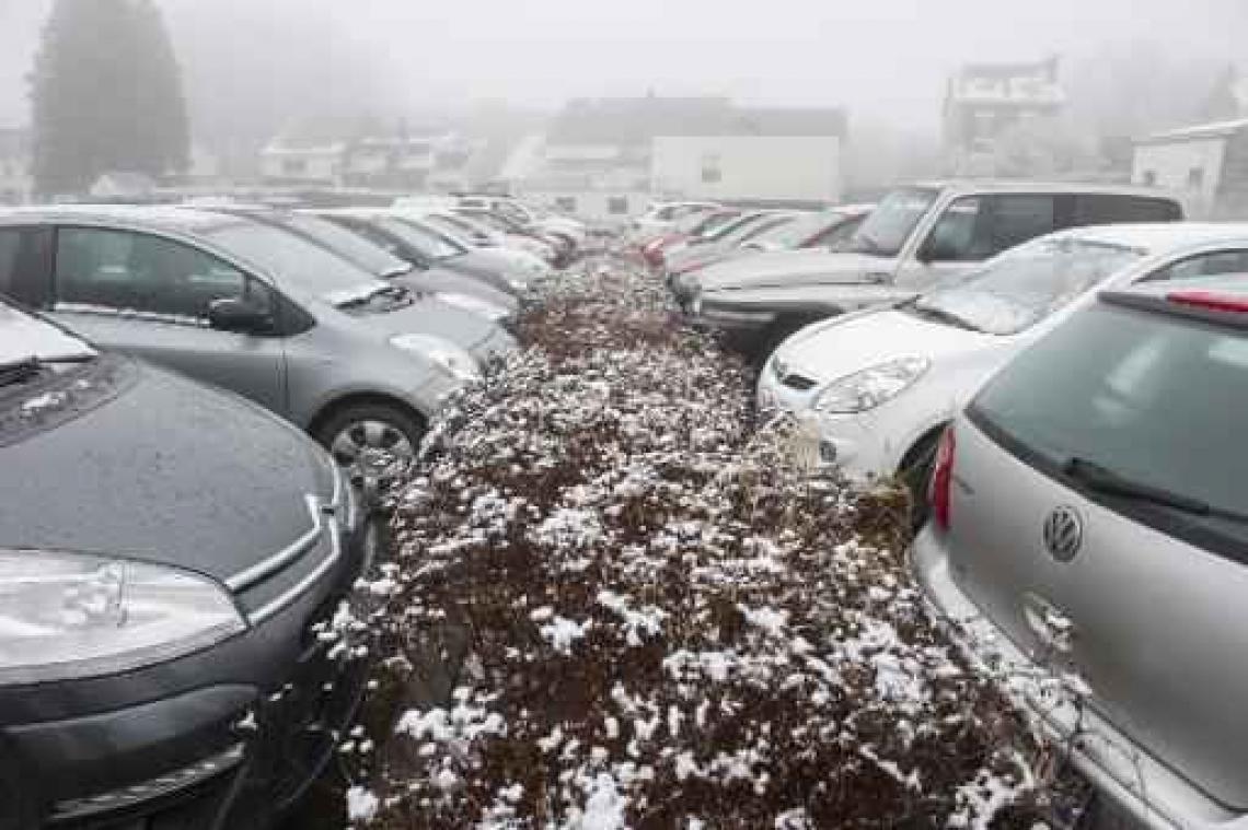 "Voldoende zout op de baan in geval van sneeuw of regen"