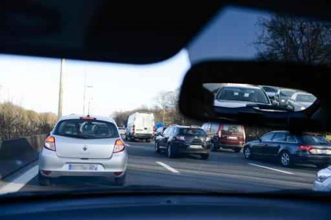 Sterk vertraagd verkeer op Brusselse invalswegen