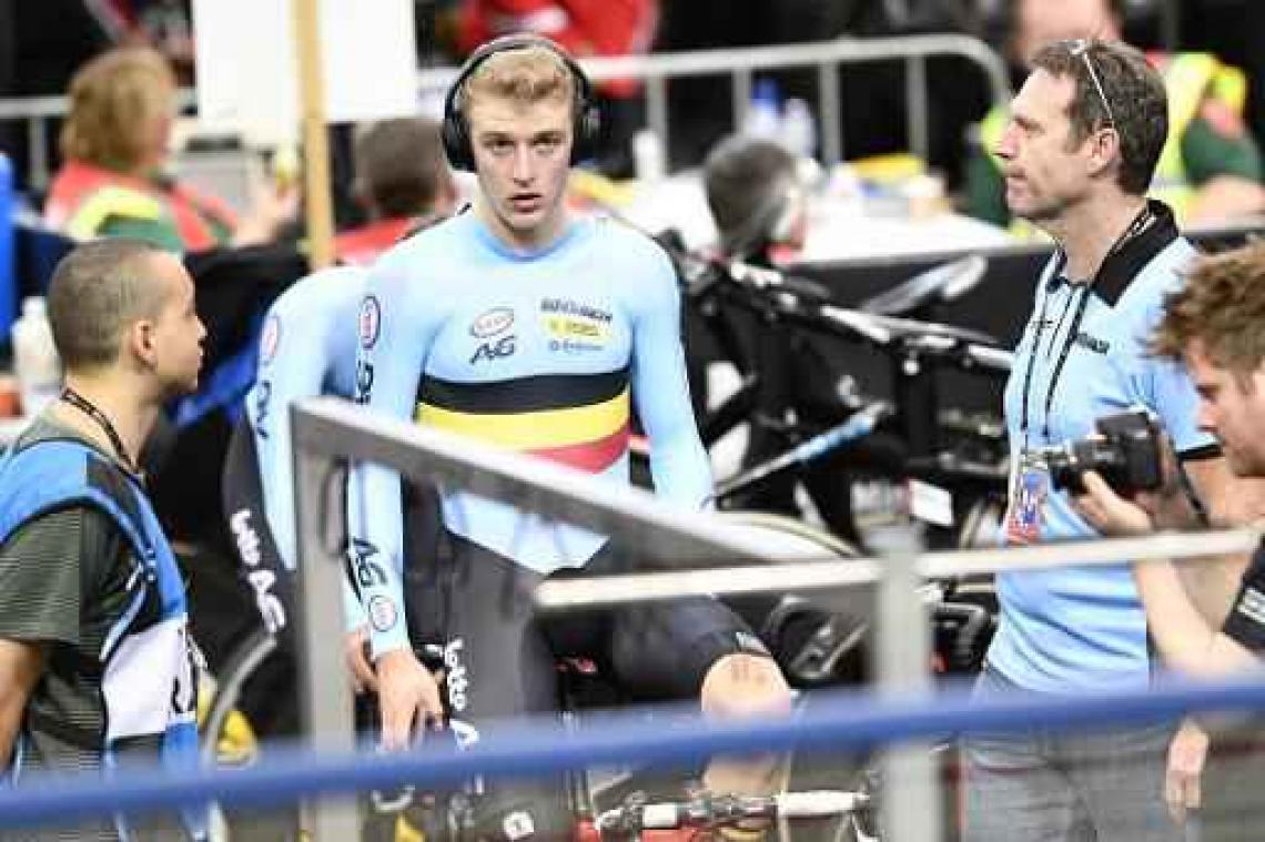 Robbe Ghys wordt 19e in scratch op WK baanwielrennen