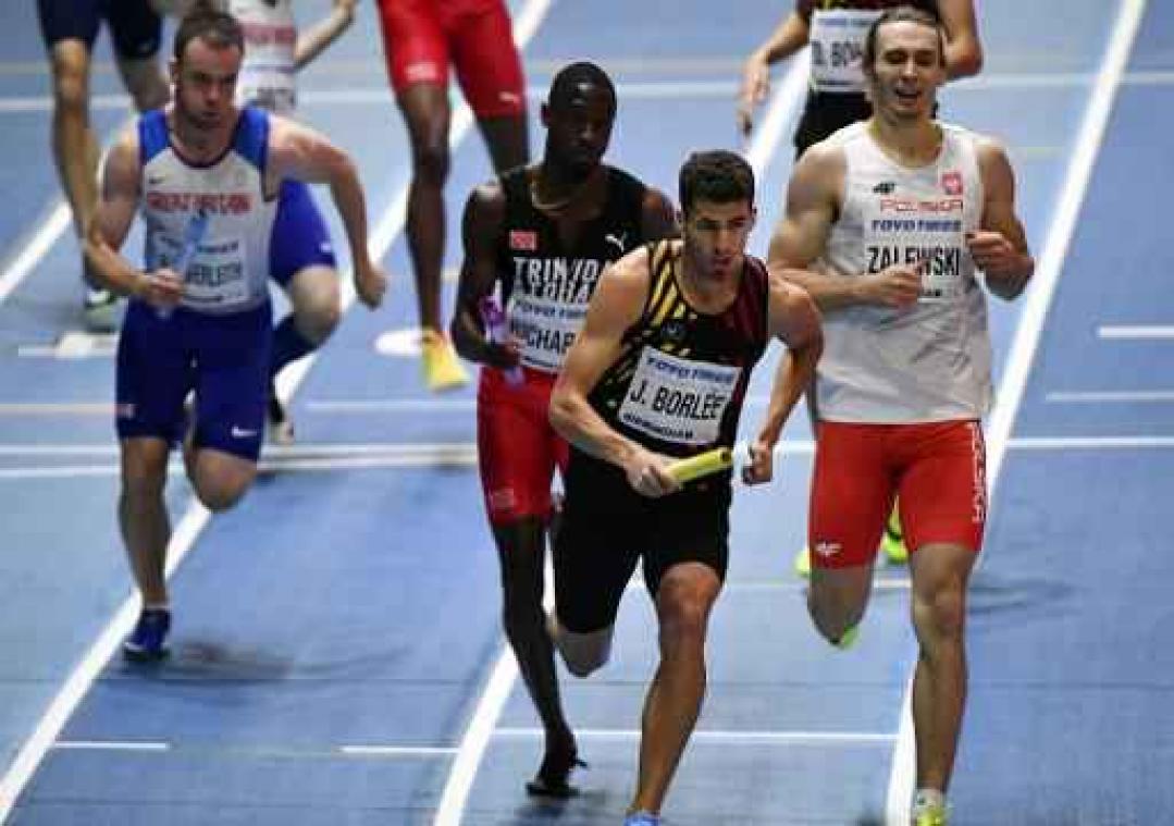 WK indooratletiek - Jonathan Borlée: "Deze keer zijn wij het die het met een honderdste halen"