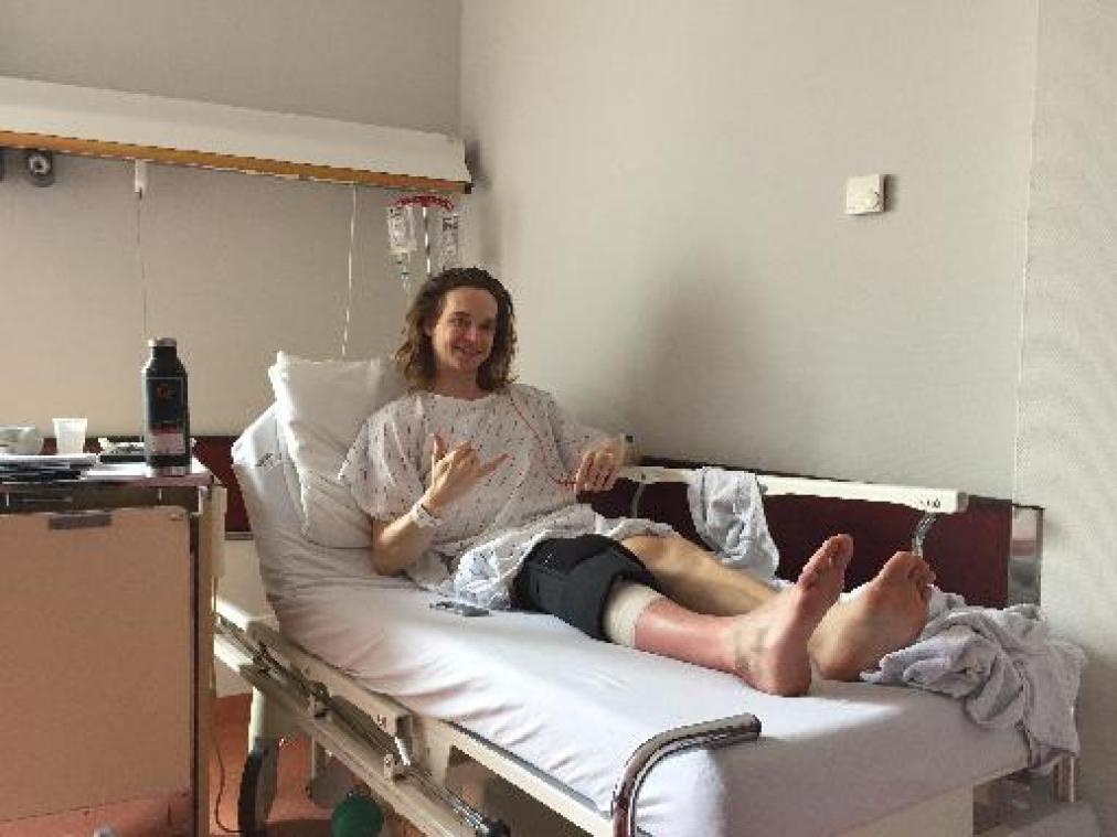 Seppe Smits staat na operatie aan de knie voor revalidatie van zes tot negen maanden