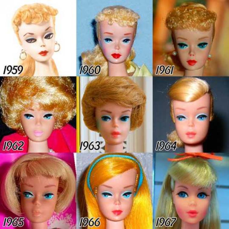 De evolutie van Barbie