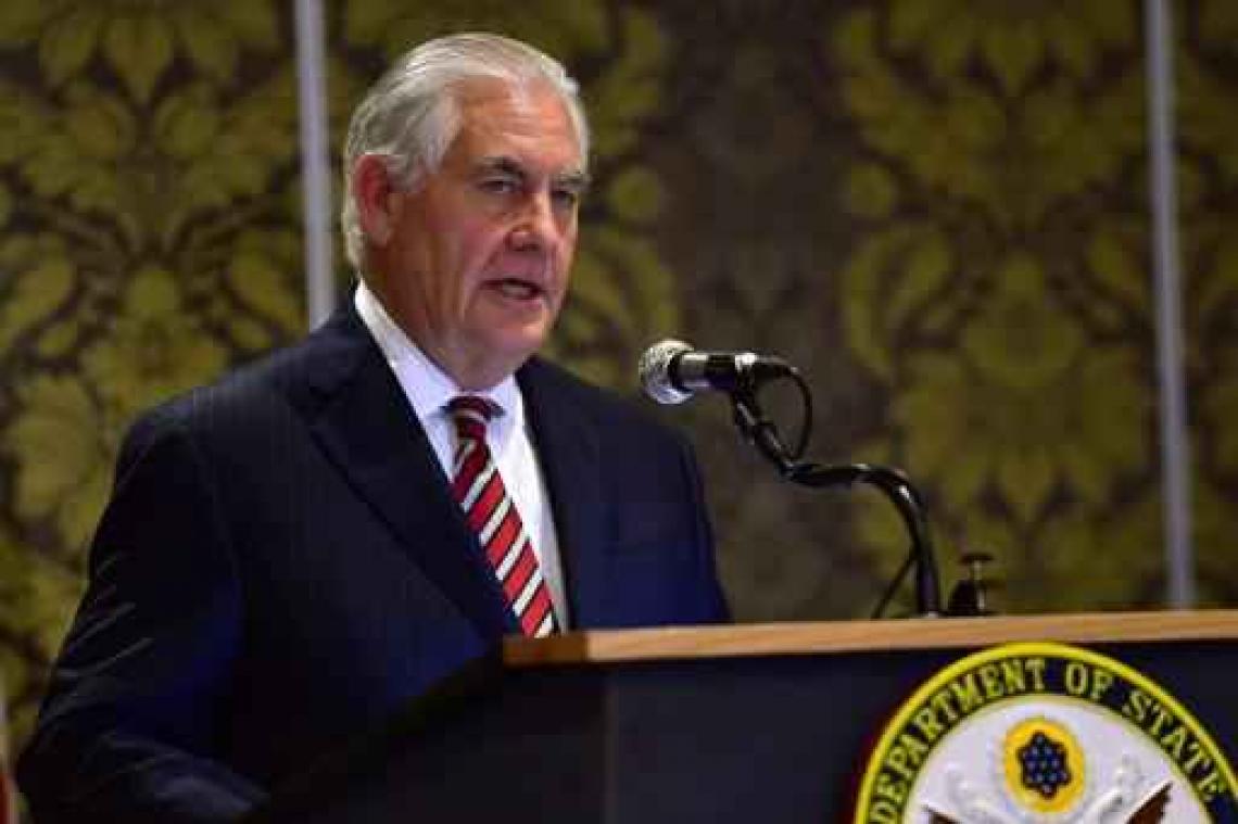 VS-buitenlandminister Rex Tillerson ziek in Nairobi