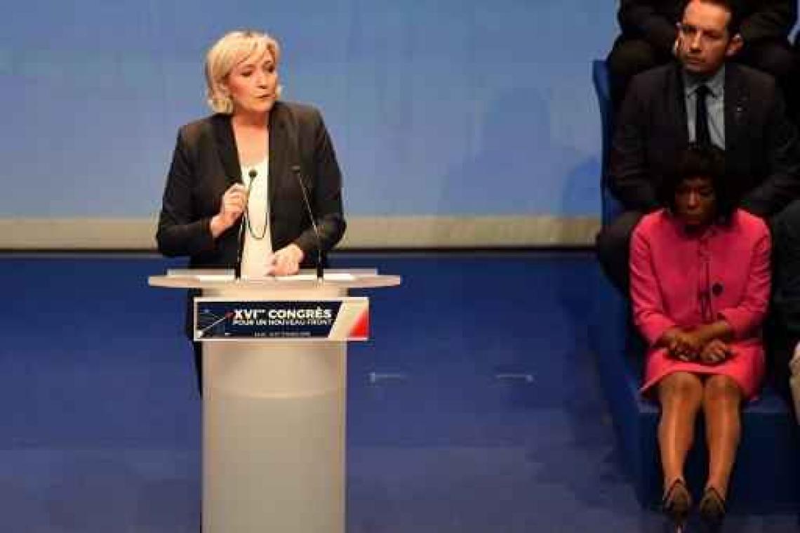 Marine Le Pen stelt "Rassemblement national" voor als nieuwe naam voor FN