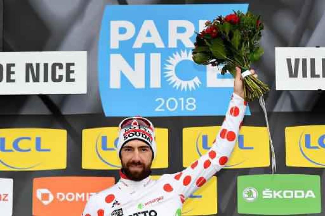 Parijs-Nice - De Gendt mag met bollentrui naar huis