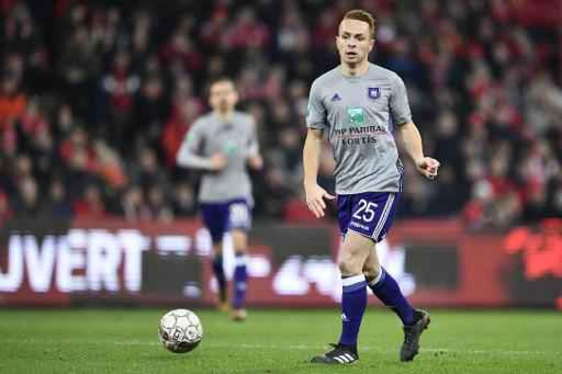 Adrien Trebel (Anderlecht) krijgt twee speeldagen schorsing
