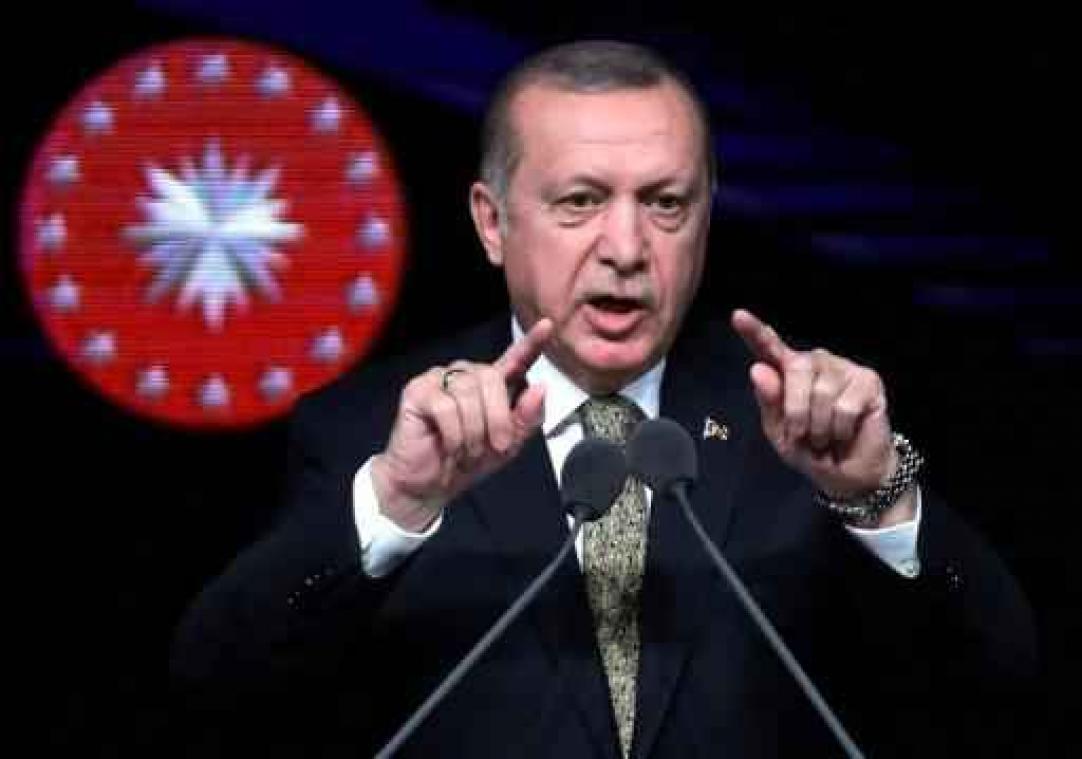 Erdogan hoopt dat Afrin tegen vanavond volledig gevallen zal zijn