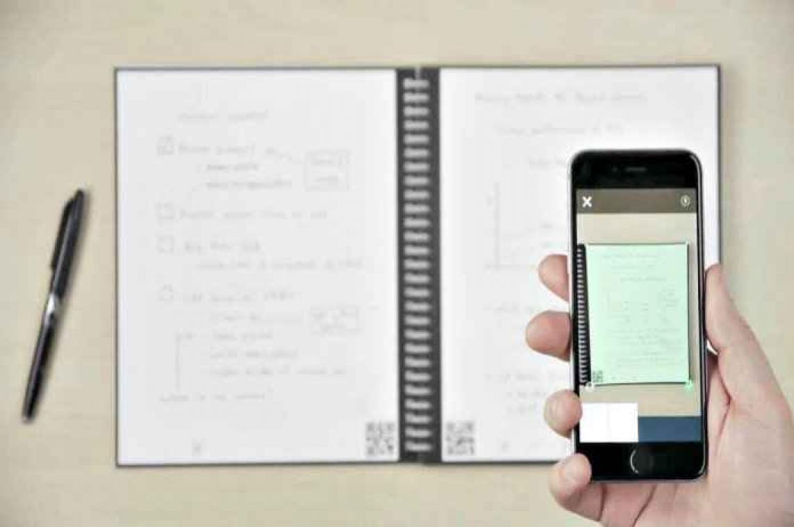 Met 'Rocketbook' verlies je nooit nog aantekeningen