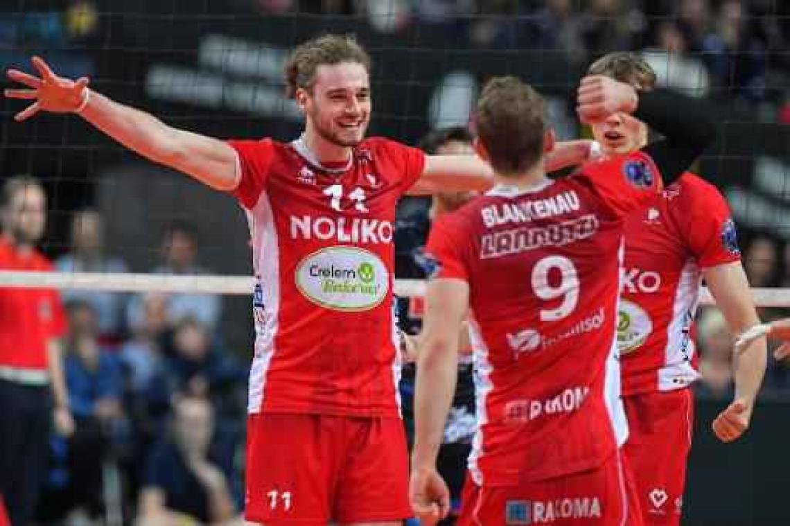 Champions League volley (m) - Maaseik wint heenwedstrijd in Final 12 met 3-0