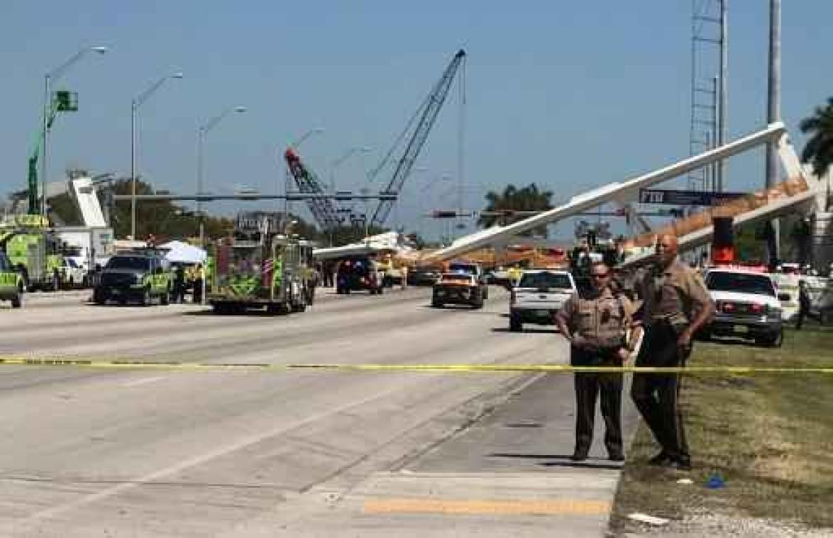 Waarschuwing van ingenieur over barstjes in brug Florida bleef onbeantwoord