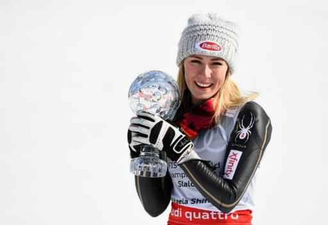 Mikaela Shiffrin duldt geen tegenstand