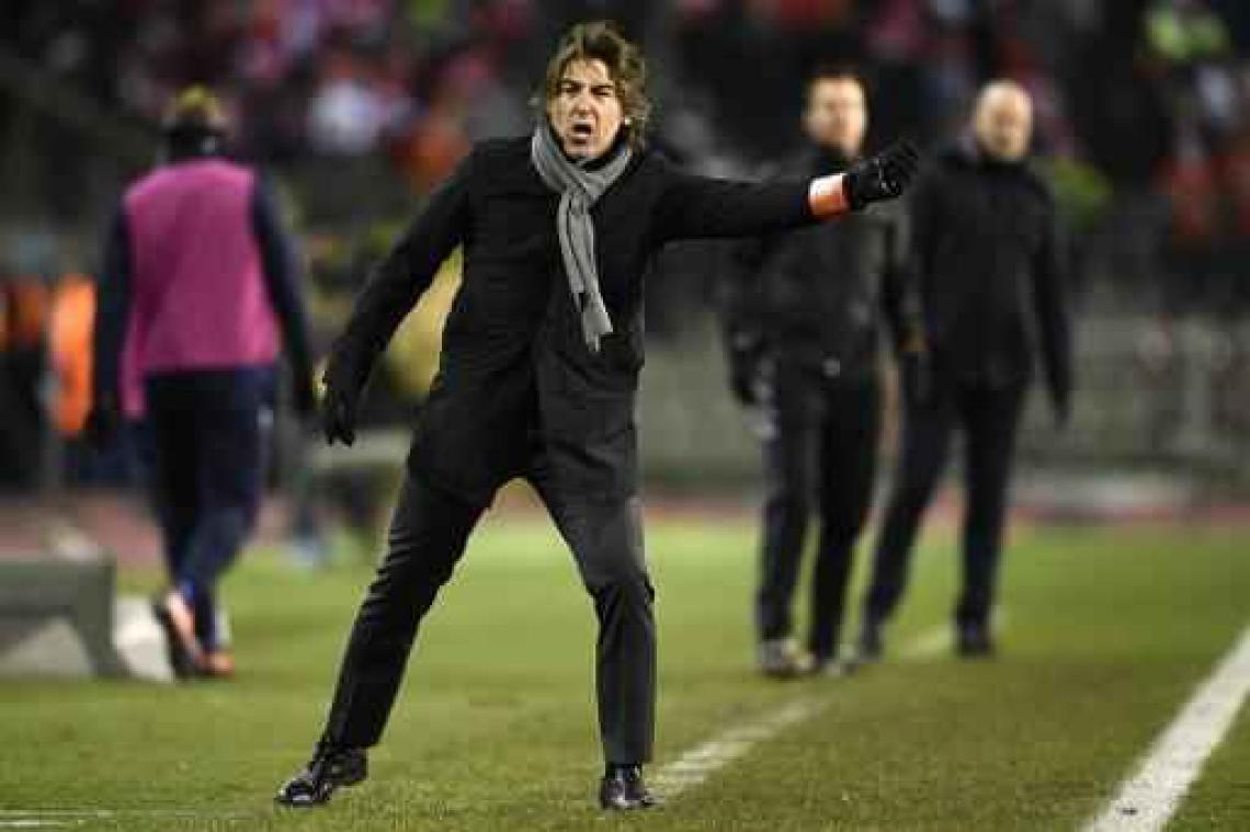 Croky Cup - Luikse spelersgroep vrolijkt persconferentie op