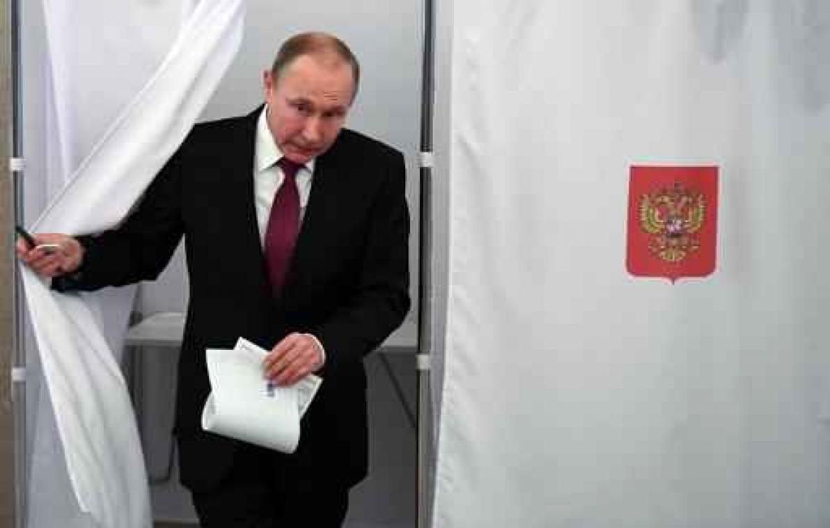 Presidentsverkiezingen Rusland - Poetin tevreden met elk resultaat dat hem vierde ambtstermijn oplevert