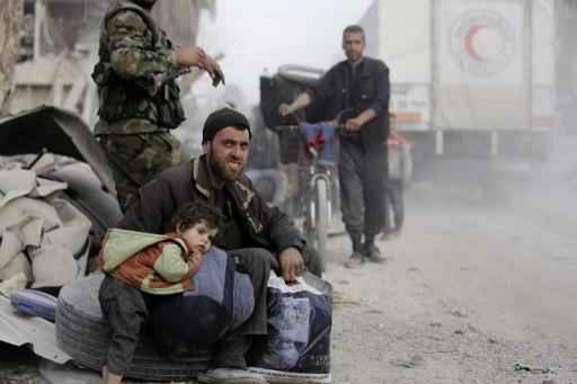 Duizenden burgers willen Oost-Ghouta verlaten