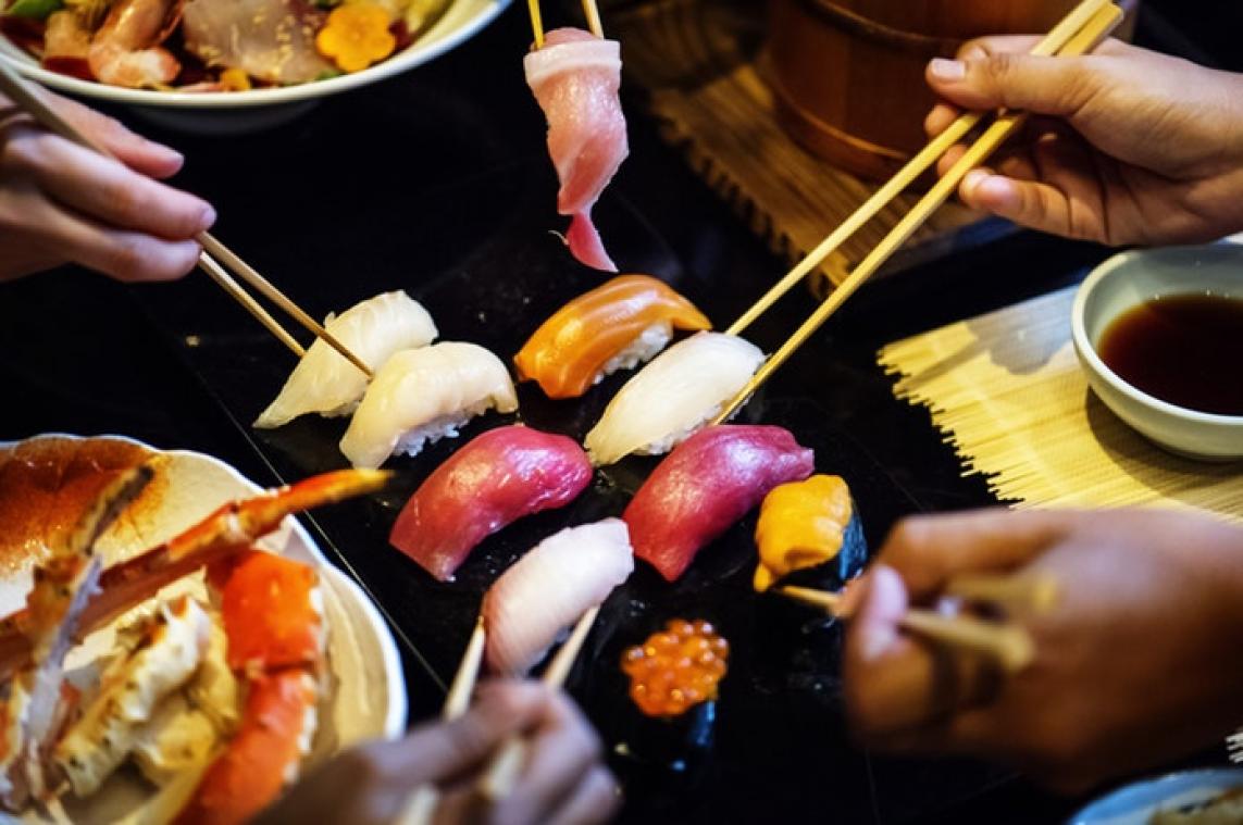Hmm: sushi uit een printer
