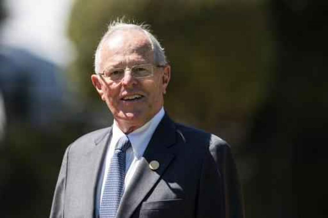 Peruaanse president Kuczynski neemt ontslag daags voor afzettingsprocedure