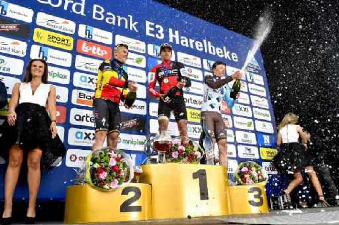E3 Harelbeke - Tweede WorldTour-koers op Belgische wegen gaat vrijdag van start