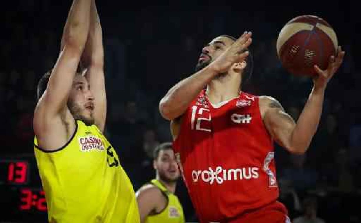 Euromillions Basket League - Spirou dient Oostende eerste nederlaag van het seizoen toe