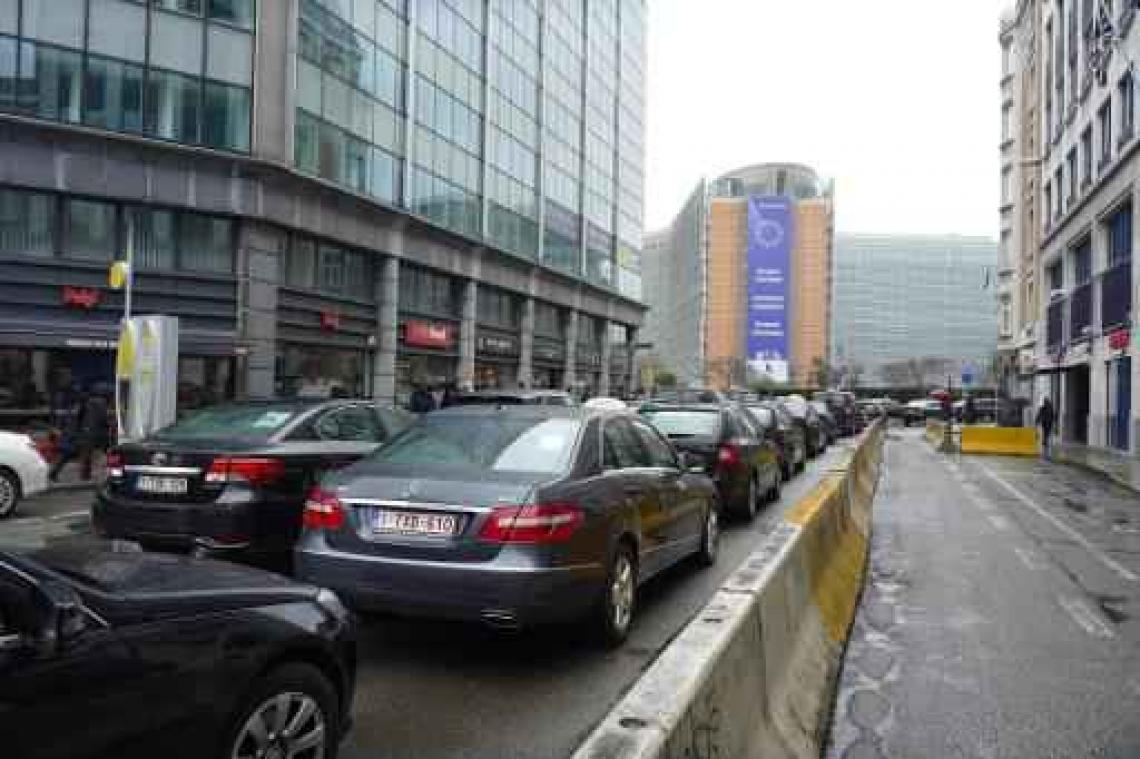 Negentien processen-verbaal voor taxichauffeurs die blokkades lieten aanslepen