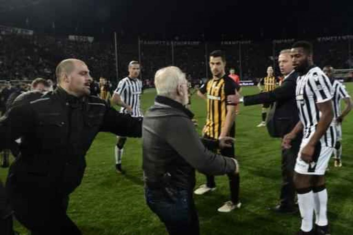 Gewapende PAOK-voorzitter krijgt drie jaar stadionverbod